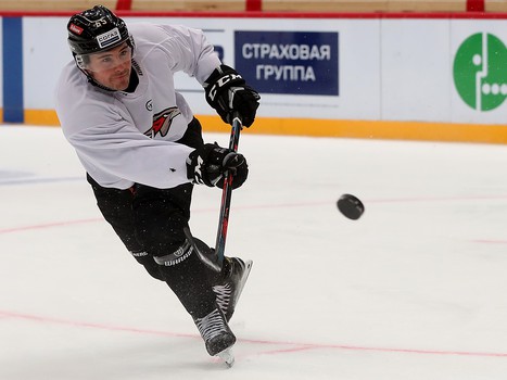 Раскатка «Авангарда» перед матчем с «Амуром»