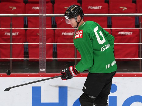 Первая тренировка Виктора Сведберга в «Авангарде»