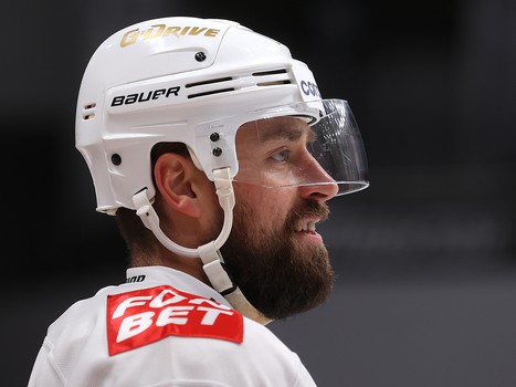 Раскатка «Авангарда» перед матчем в Челябинске