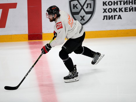 Раскатка «Авангарда» перед матчем с «Локомотивом»