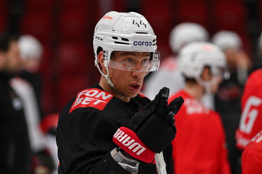 Тренировка «Авангарда» в Омске