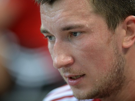 Первая тренировка "Авангарда" на льду