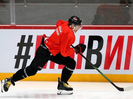 Раскатка «Авангарда» перед матчем с «Ак Барсом»