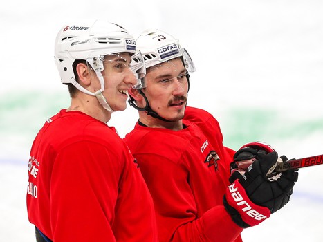 Раскатка «Авангарда» в Уфе перед четвертым матчем серии с «Салаватом Юлаевым»