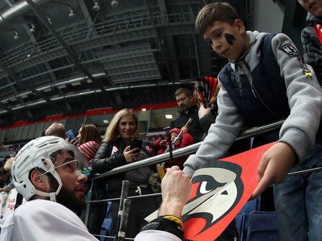 Открытая тренировка «Авангарда» для болельщиков и прессы перед финалом Кубка Гагарина