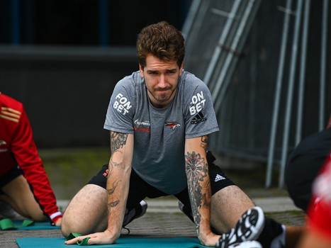 Раскатка «Авангарда» перед матчем с «Сибирью»