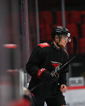 Раскатка «Авангарда» перед матчем с «Нефтехимиком»