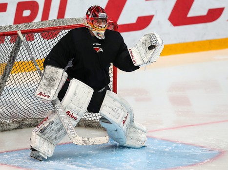 Раскатка «Авангарда» перед первым матчем серии с «Салаватом Юлаевым»