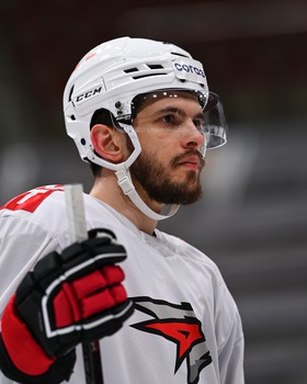 Тренировка «Авангарда» перед матчем во Владивостоке