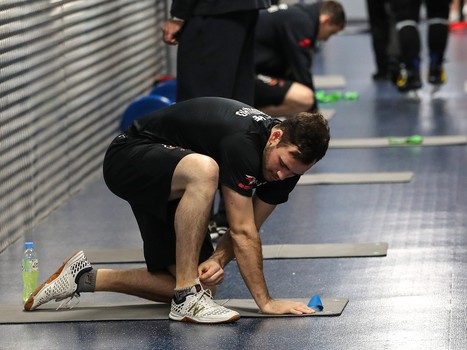 Раскатка «Авангарда» перед выездным матчем со «Спартаком»