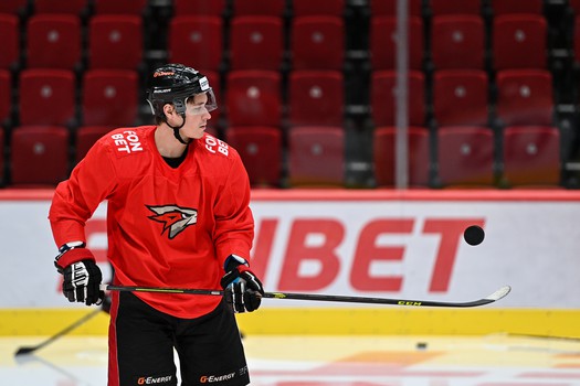 Раскатка «Авангарда» перед матчем с «Ак Барсом»