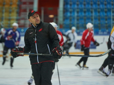 Раскатка "Авангарда" в Екатеринбурге перед игрой с "Автомобилистом"
