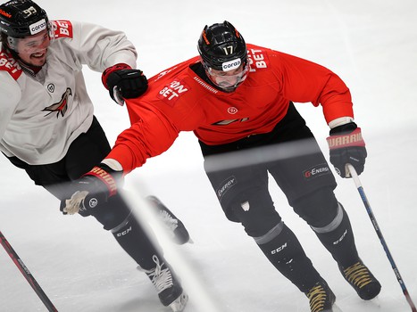 Раскатка «Авангарда» перед третьим матчем серии с «Ак Барсом»