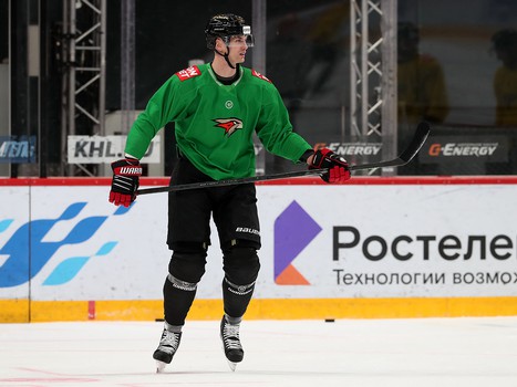 Первая тренировка Виктора Сведберга в «Авангарде»