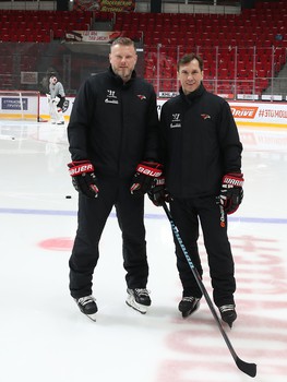 Фотографирование команды перед плей-офф