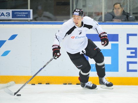 Раскатка "Авангарда" перед домашним матчем с "Трактором"