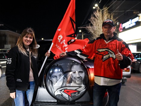 Омск празднует чемпионство «Авангарда»!