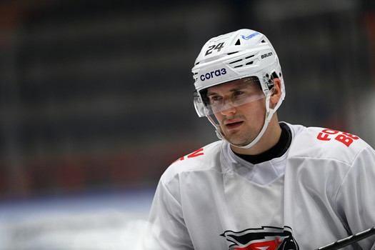 Тренировка «Авангарда» перед матчем в Хабаровске