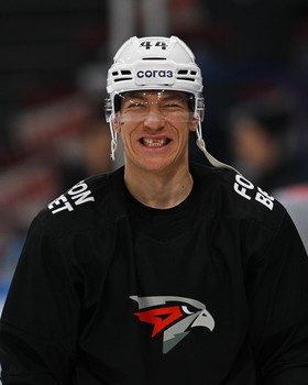 Тренировка «Авангарда» перед матчем в Магнитогорске