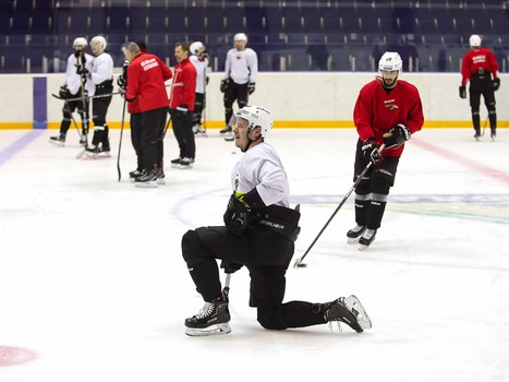 Раскатка «Авангарда» в Уфе перед шестым матчем серии с «Салаватом Юлаевым»