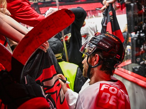 Открытая тренировка «Авангарда» перед вторым раундом плей-офф