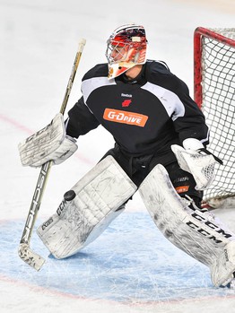 Раскатка "Авангарда" перед матчем с "Салаватом Юлаевым"