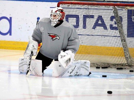 Раскатка «Авангарда» перед выездным матчем с минским «Динамо»