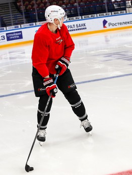 Раскатка «Авангарда» перед выездным матчем с «Металлургом»