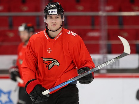 Раскатка «Авангарда» перед матчем с «Салаватом Юлаевым»