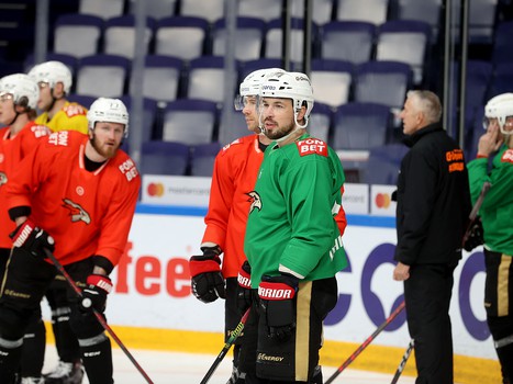 Раскатка «Авангарда» перед первым матчем серии с «Ак Барсом»