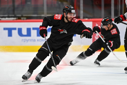 Тренировка «Авангарда» перед четвёртым матчем серии с «Металлургом»