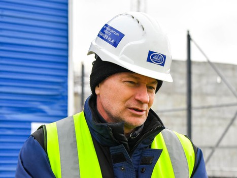 Продолжается строительство Хоккейной академии "Авангард"