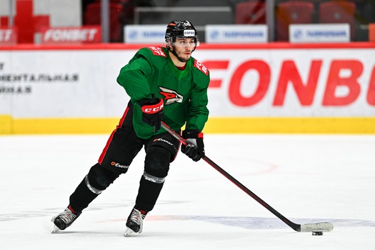 Тренировка «Авангарда» перед матчем со «Спартаком»