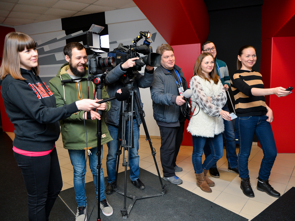 Открытая тренировка "Авангарда" для СМИ перед стартом серии с "Салаватом Юлаевым"