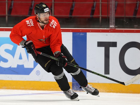 Раскатка «Авангарда» перед матчем против СКА