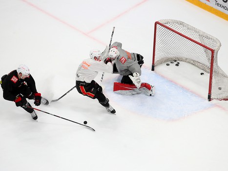 Тренировка «Авангарда» во время паузы в чемпионате