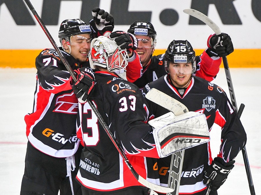 22.02.2017. 1 матч серии 1/4 финала. "Авангард" - "Адмирал" 2:1 3ОТ