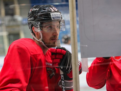 Раскатка «Авангарда» перед матчем с «Салаватом Юлаевым»