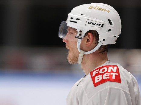 Тренировка «Авангарда» перед матчем во Владивостоке