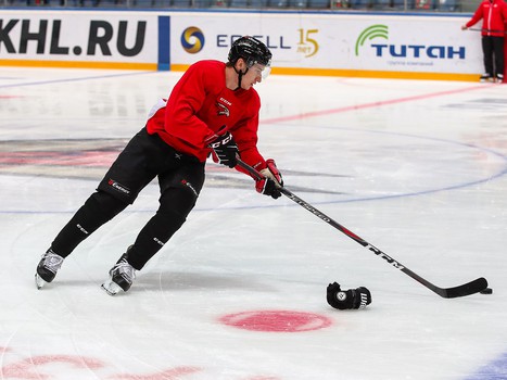 Раскатка «Авангарда» перед матчем с «Салаватом Юлаевым»