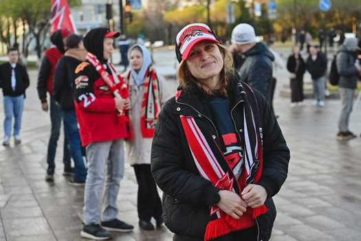 Фан-зона «Авангарда» на Пешеходном Любинском