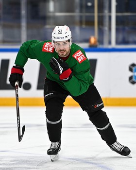 Раскатка «Авангарда» перед третьим матчем серии с «Сибирью» в Новосибирске