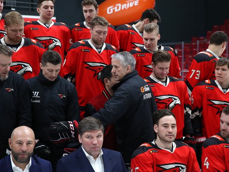 Фотографирование команды перед плей-офф