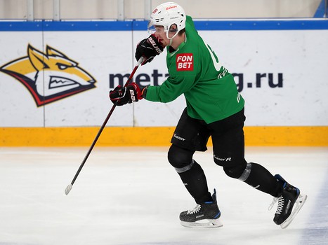 Тренировка «Авангарда» перед вторым матчем серии в Магнитогорске