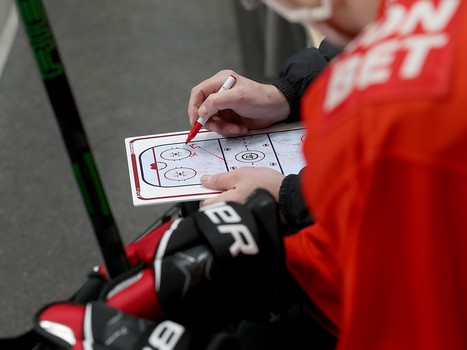 Тренировка «Авангарда» перед выездом