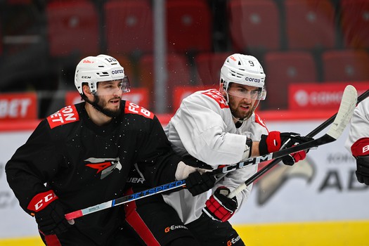 Тренировка «Авангарда» в Омске