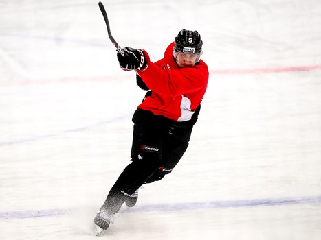 Раскатка «Авангарда» перед матчем с «Автомобилистом»