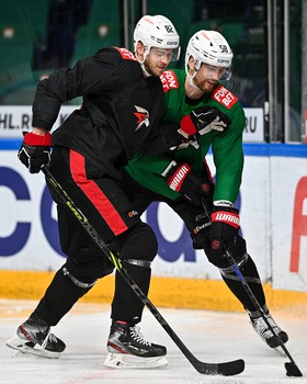 Раскатка «Авангарда» перед первым матчем финала Востока с «Ак Барсом»