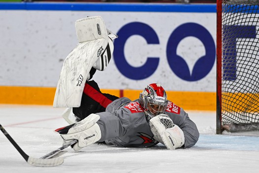Раскатка «Авангарда» перед пятым матчем серии в Магнитогорске