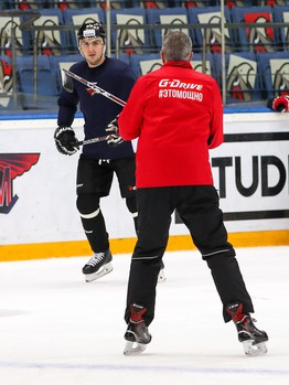 Раскатка «Авангарда» перед первым матчем серии с «Ак Барсом»